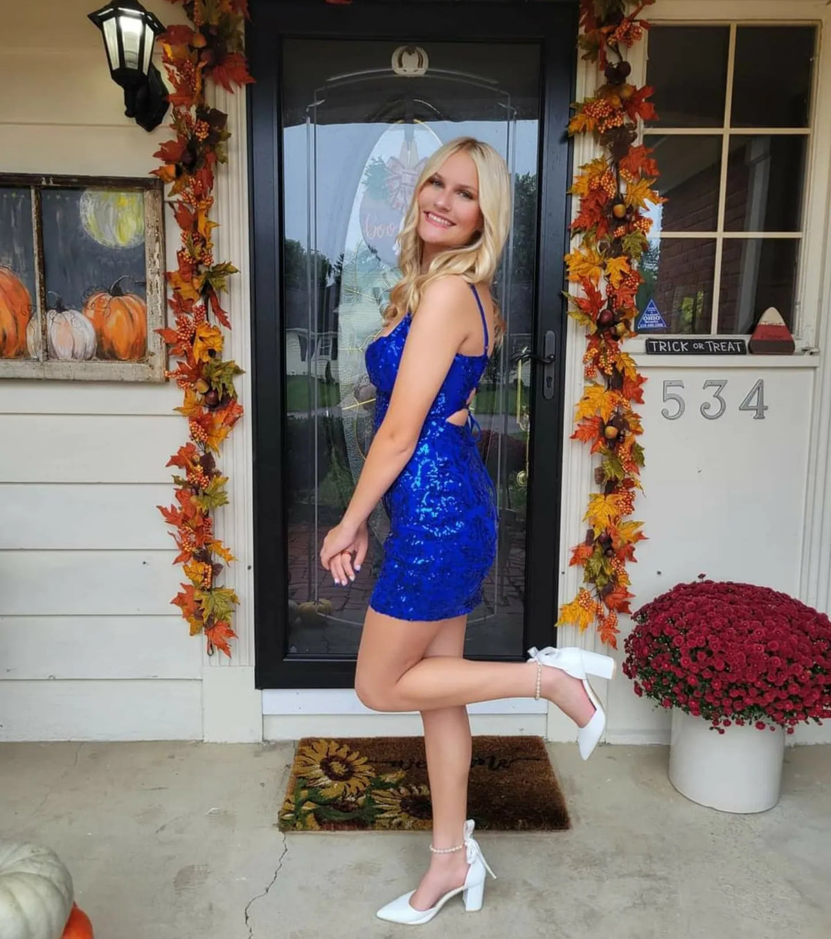 Leila Sequin Bodycon Mini Dress