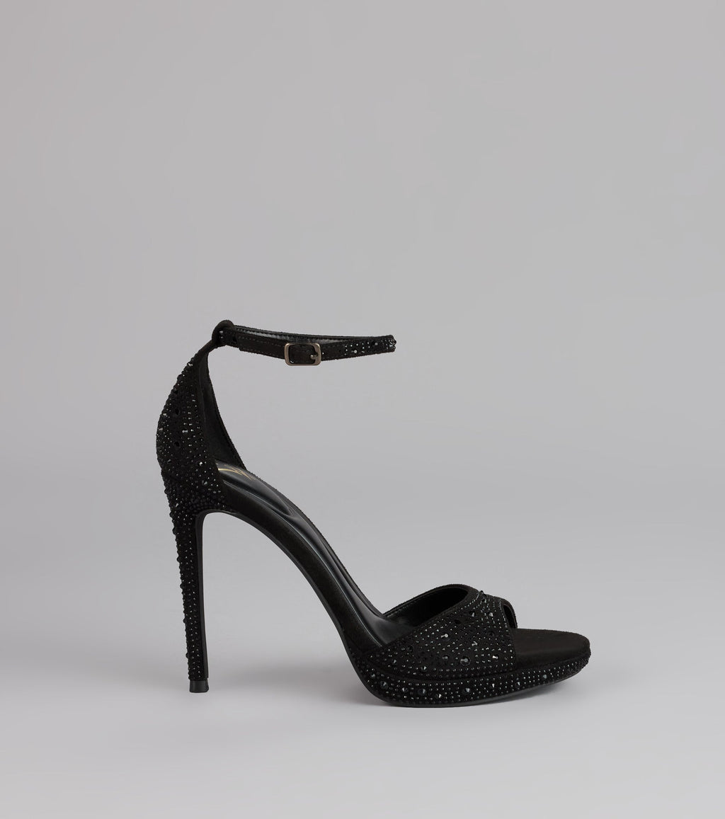Elevated Intent Rhinestone Stiletto Heels